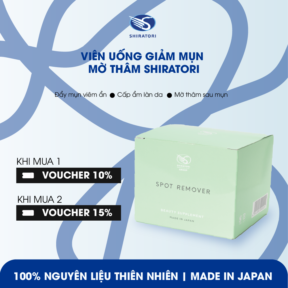 Date 2027 | Viên Uống Giảm Mụn - Mờ Thâm Spot Remover