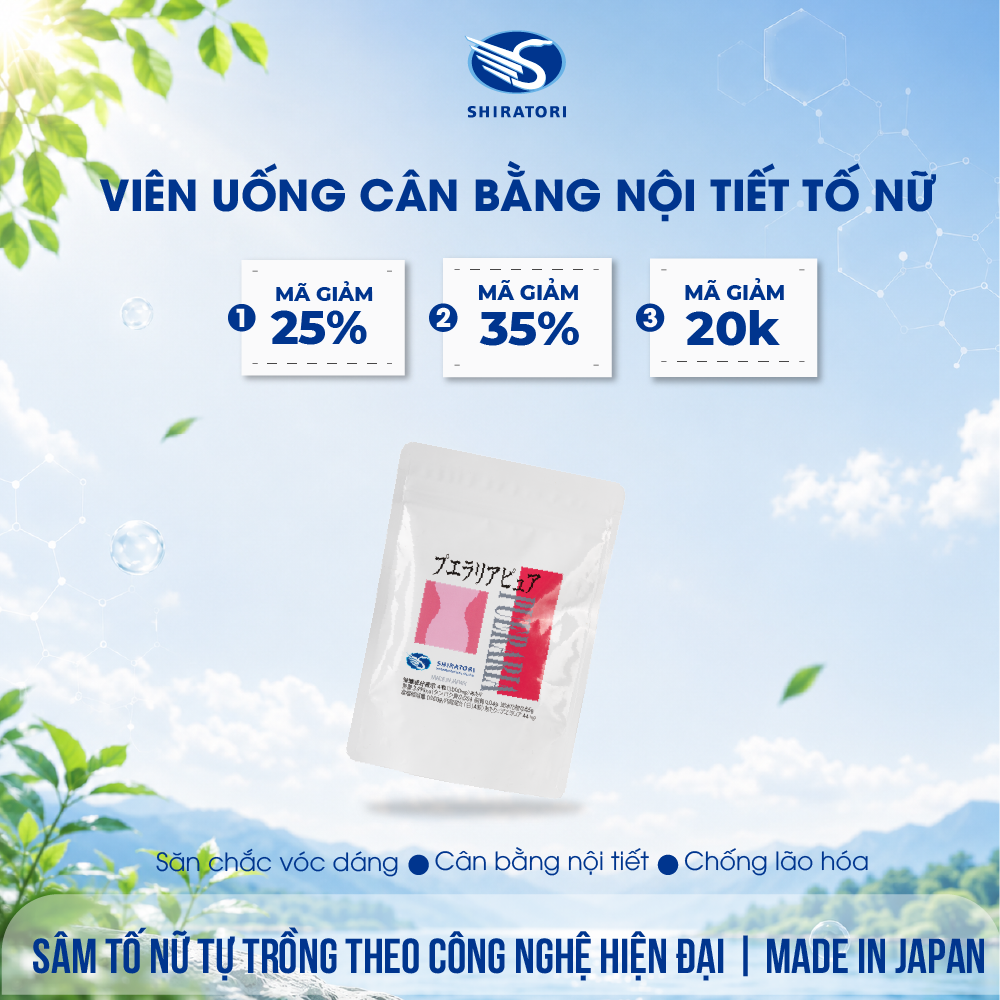 Viên Uống Nội Tiết Tố Nữ Pueraria Pure