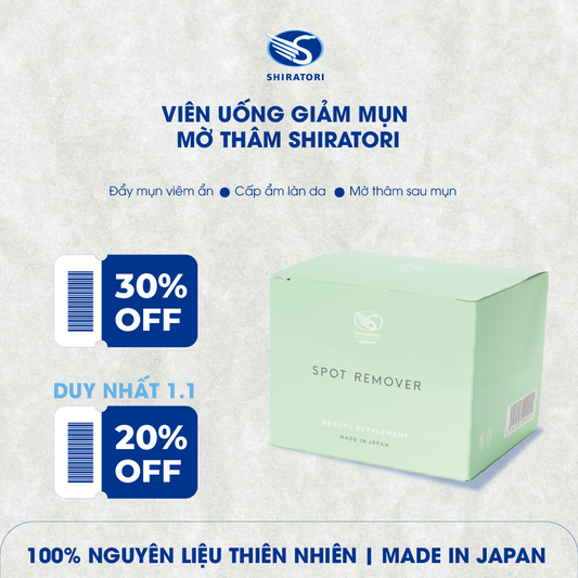 Date 2027 | Viên Uống Giảm Mụn - Mờ Thâm Spot Remover