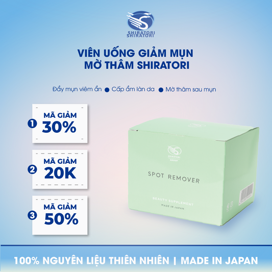 Date 2027 | Viên Uống Giảm Mụn - Mờ Thâm Spot Remover