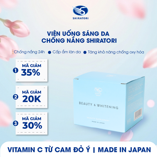 Viên Uống Sáng Da Chống Nắng Beauty & Whitening