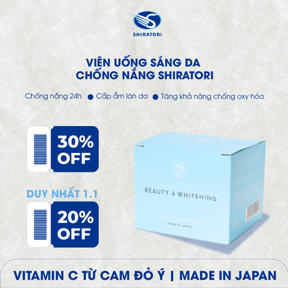 Viên Uống Sáng Da Chống Nắng Beauty & Whitening