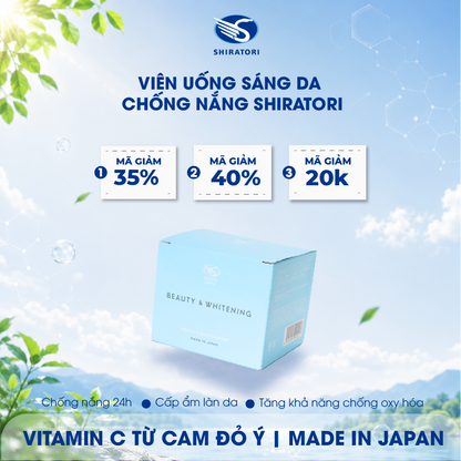 Viên Uống Sáng Da Chống Nắng Beauty & Whitening