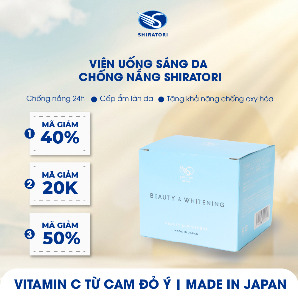 Viên Uống Sáng Da Chống Nắng Beauty & Whitening