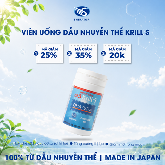 Dầu Nhuyễn Thể Omega 3 Krill-S