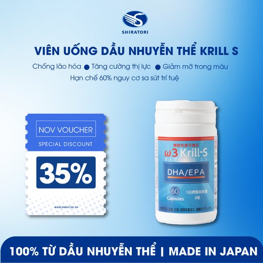 Dầu Nhuyễn Thể Omega 3 Krill-S