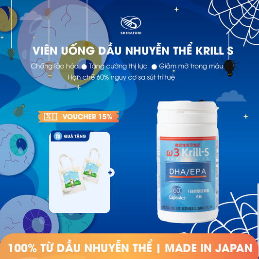 Dầu Nhuyễn Thể Omega 3 Krill-S