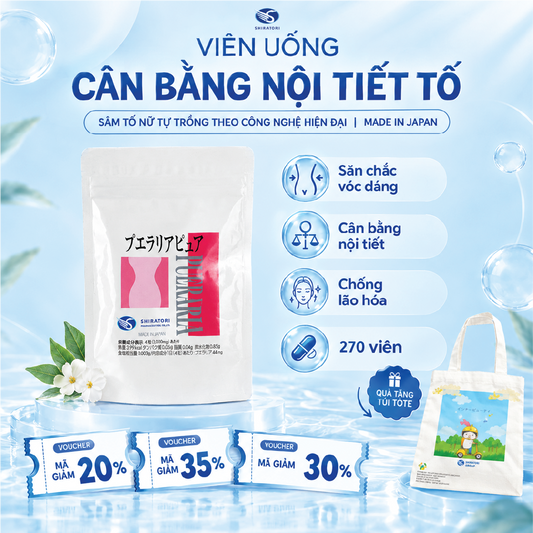 Viên Uống Nội Tiết Tố Nữ Pueraria Pure 270 viên
