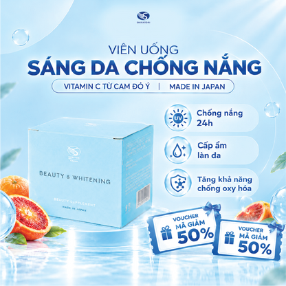 Viên Uống Sáng Da Chống Nắng Beauty & Whitening