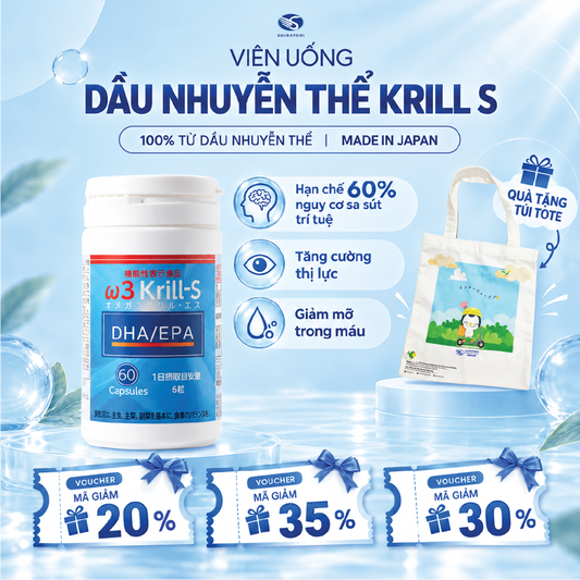 Dầu Nhuyễn Thể Omega 3 Krill-S