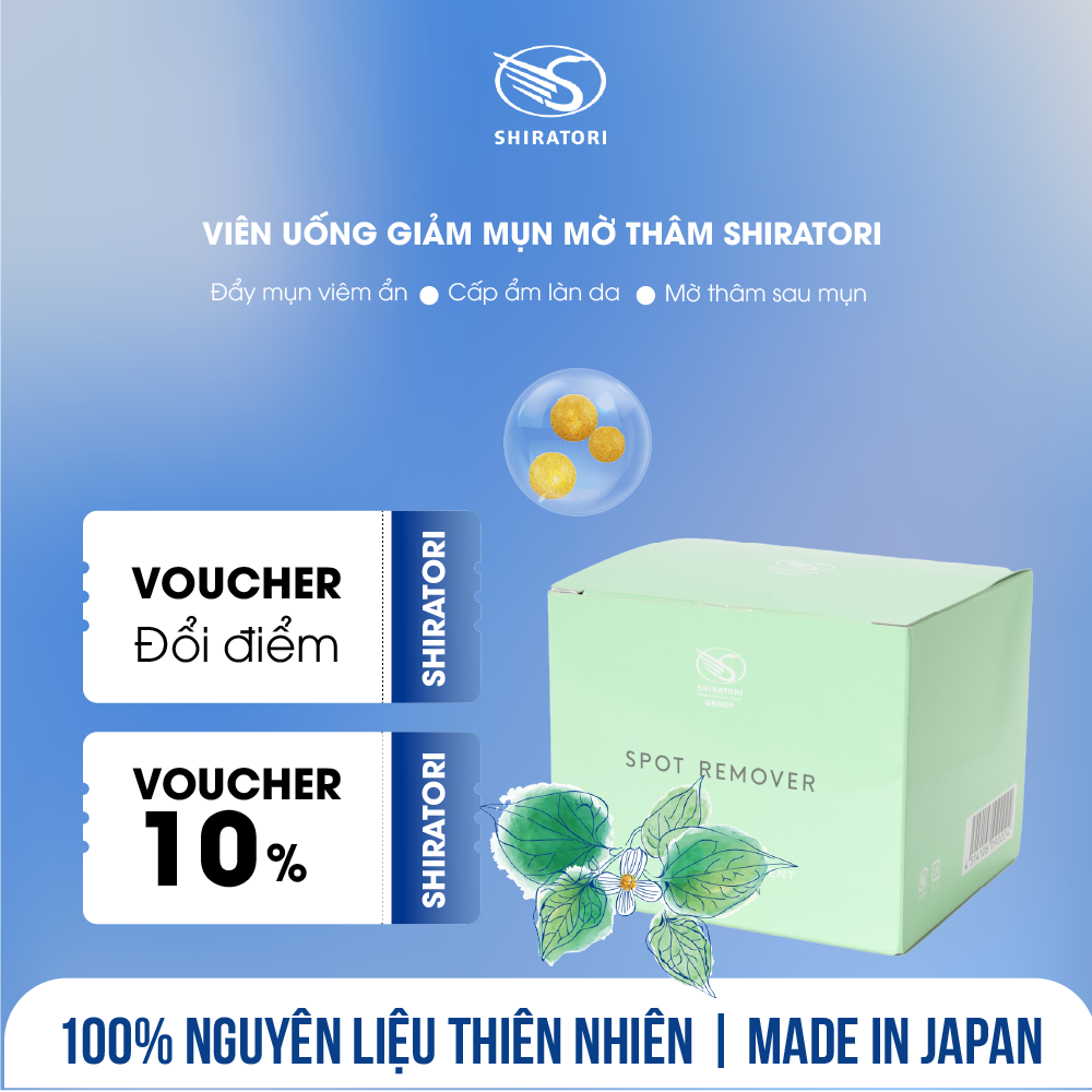 Date 2027 | Viên Uống Giảm Mụn - Mờ Thâm Spot Remover