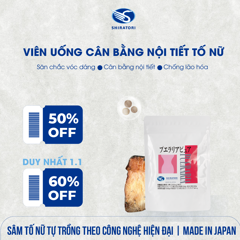 Viên Uống Nội Tiết Tố Nữ Pueraria Pure