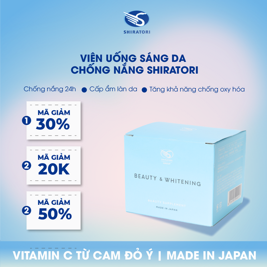 Viên Uống Sáng Da Chống Nắng Beauty & Whitening
