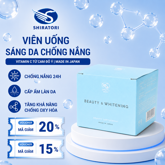 Viên Uống Sáng Da Chống Nắng Beauty & Whitening