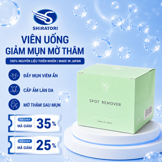 Date 2027 | Viên Uống Giảm Mụn - Mờ Thâm Spot Remover