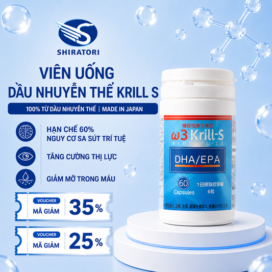 Dầu Nhuyễn Thể Omega 3 Krill-S