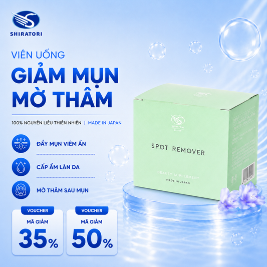 Date 2027 | Viên Uống Giảm Mụn - Mờ Thâm Spot Remover