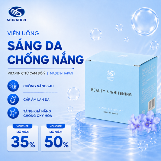 Viên Uống Sáng Da Chống Nắng Beauty & Whitening