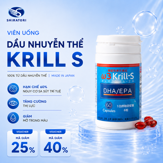 Dầu Nhuyễn Thể Omega 3 Krill-S
