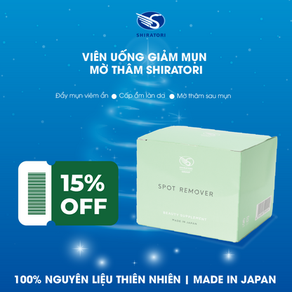 Date 2027 | Viên Uống Giảm Mụn - Mờ Thâm Spot Remover